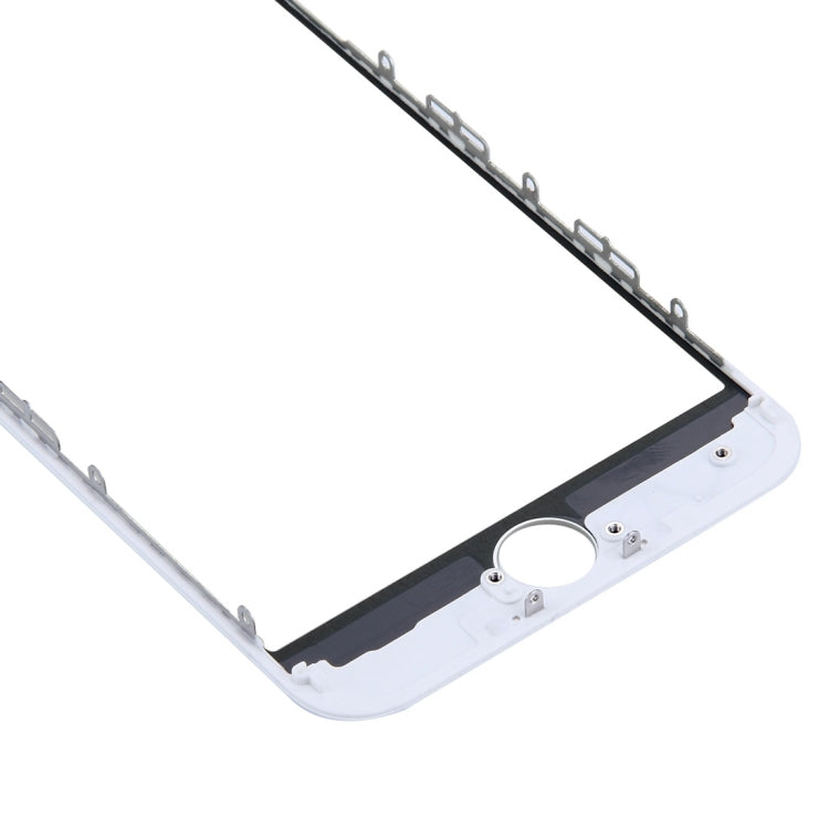 Lentille extérieure en verre de l'écran avant avec cadre de lunette d'écran LCD avant pour iPhone 7