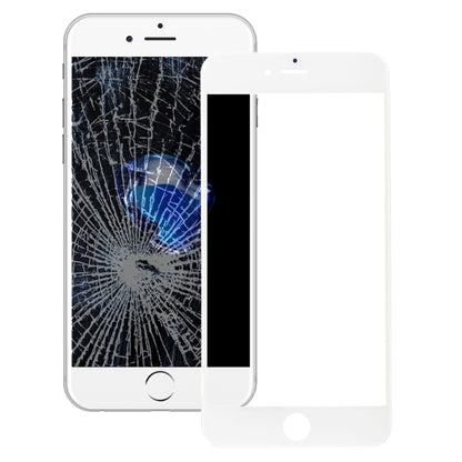 Lentille extérieure en verre de l'écran avant avec cadre de lunette d'écran LCD avant et adhésif optiquement transparent OCA pour iPhone 7