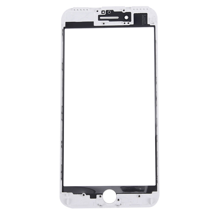 2 en 1 pour iPhone 7 Plus (lentille extérieure en verre de l'écran avant d'origine + cadre d'origine)