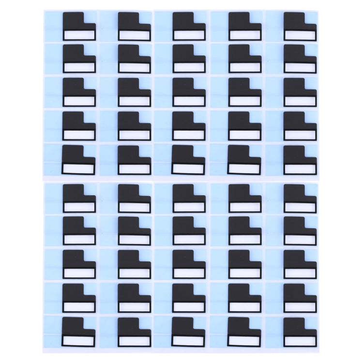 50 PCS pour iPhone 7 Plus LCD Plaque métallique arrière Grands autocollants