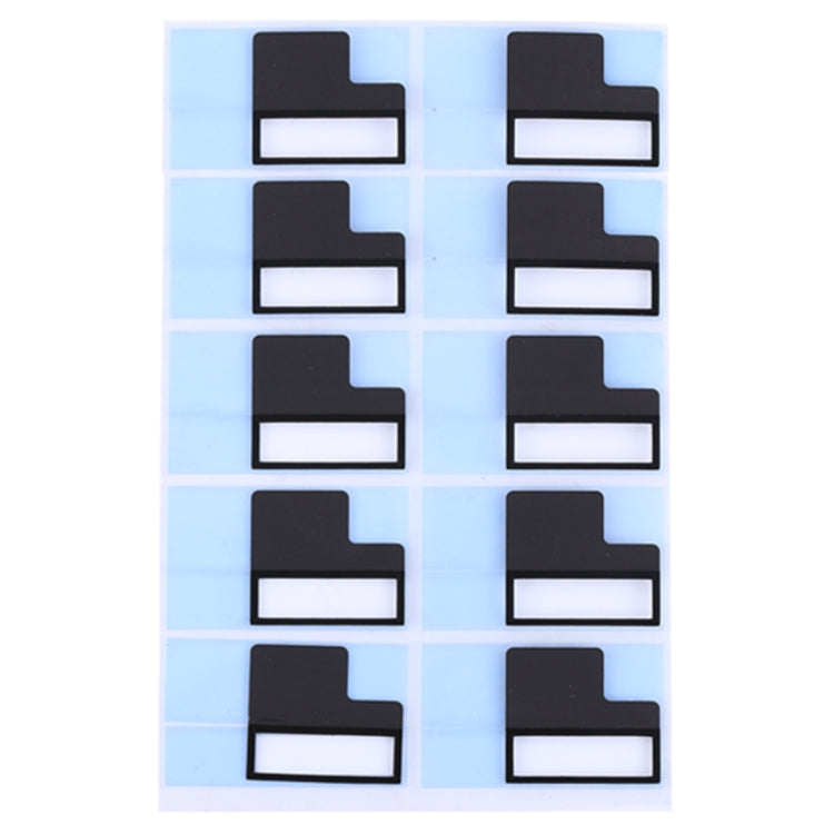 50 PCS pour iPhone 7 Plus LCD Plaque métallique arrière Grands autocollants