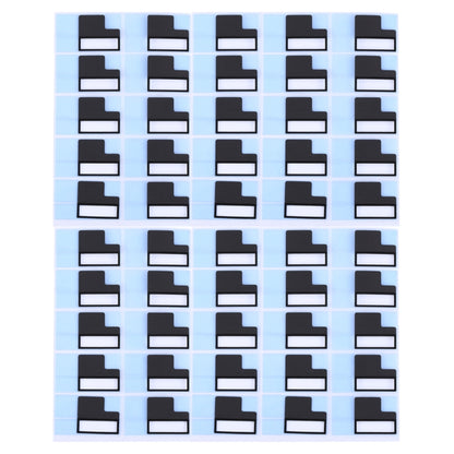 50 PCS pour iPhone 7 Plus LCD Plaque métallique arrière Grands autocollants
