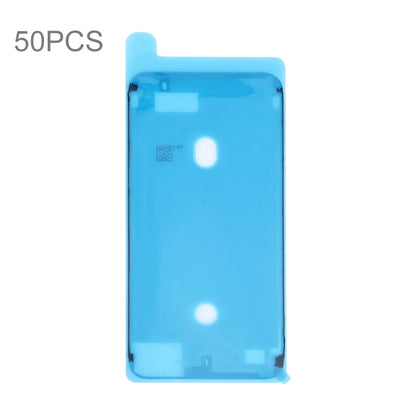 50 pièces pour iPhone 7 Plus boîtier avant cadre LCD plaque de lunette adhésif étanche (noir + blanc)