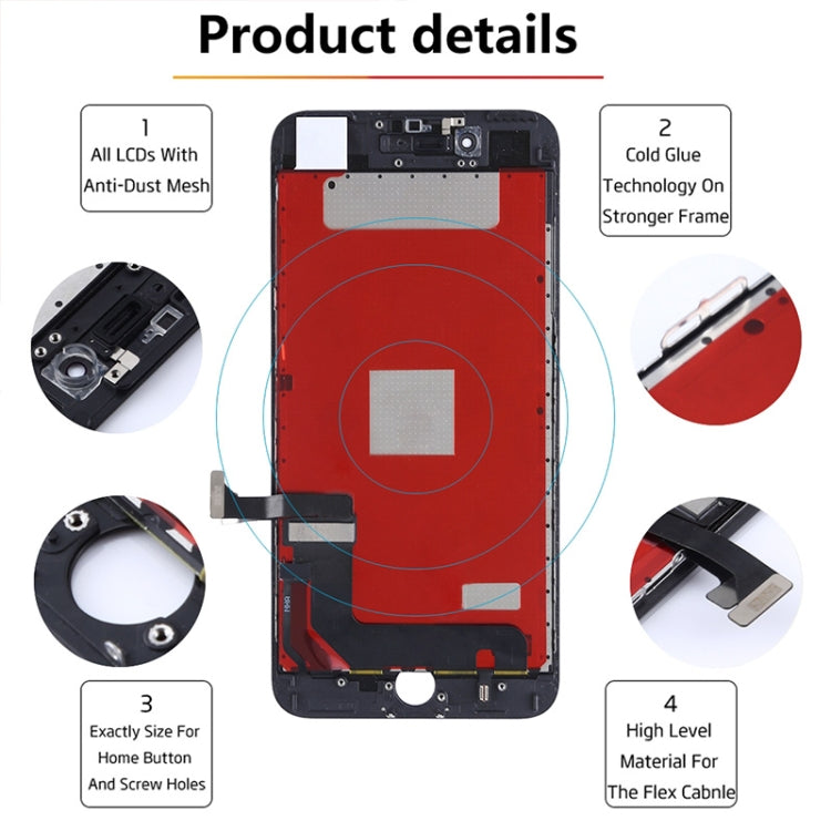 Ensemble complet d'écran LCD et de numériseur d'origine pour iPhone 7 Plus