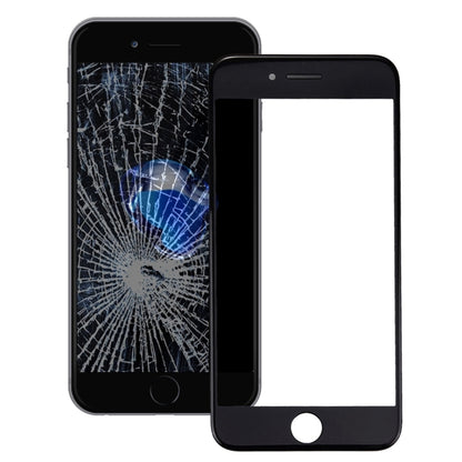 Lentille extérieure en verre de l'écran avant avec cadre de lunette d'écran LCD avant pour iPhone 7 Plus