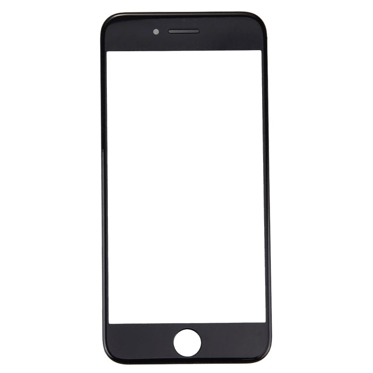 Lentille extérieure en verre de l'écran avant avec cadre de lunette d'écran LCD avant pour iPhone 7 Plus