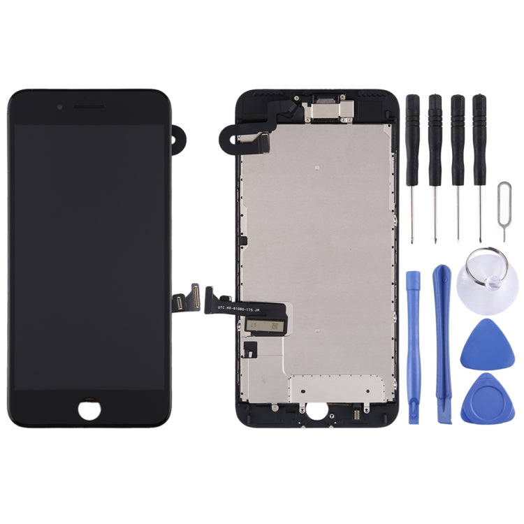 L'assemblage complet de l'écran LCD et du numériseur comprend une caméra frontale pour iPhone 7 Plus