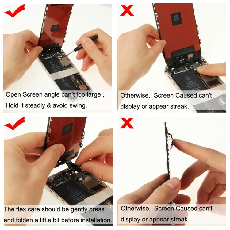 L'assemblage complet de l'écran LCD et du numériseur comprend une caméra frontale pour iPhone 7 Plus