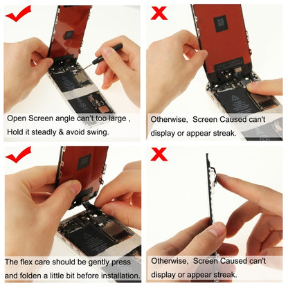 L'assemblage complet de l'écran LCD et du numériseur comprend une caméra frontale pour iPhone 7 Plus