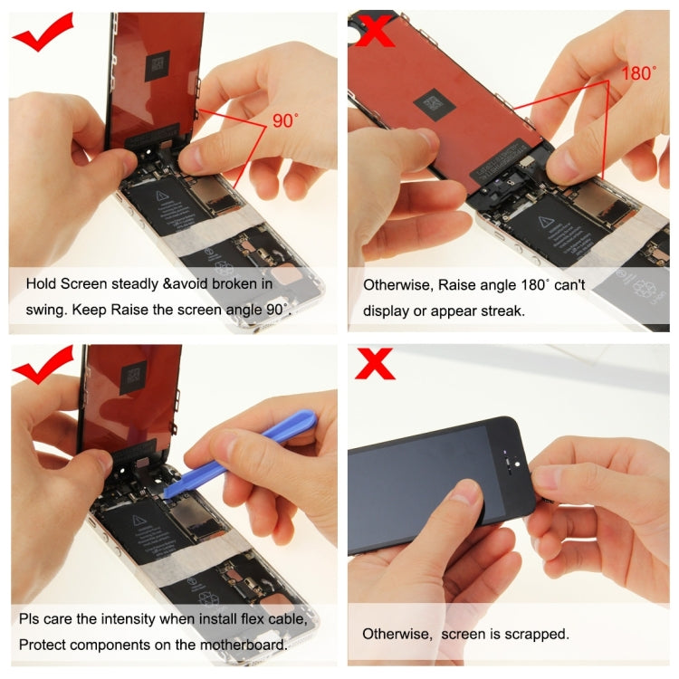 L'assemblage complet de l'écran LCD et du numériseur comprend une caméra frontale pour iPhone 7 Plus