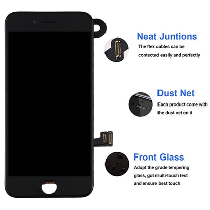 L'assemblage complet de l'écran LCD et du numériseur comprend une caméra frontale pour iPhone 7 Plus