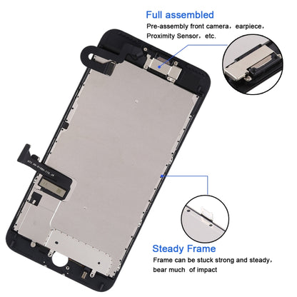 L'assemblage complet de l'écran LCD et du numériseur comprend une caméra frontale pour iPhone 7 Plus