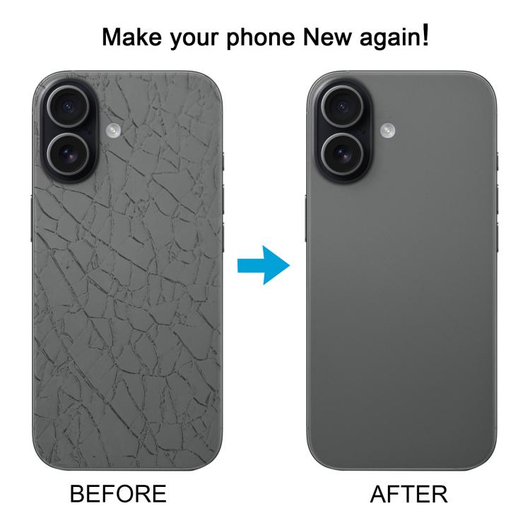 For iPhone 17 Original Glass Battery Back Cover with Camera Lens Cover