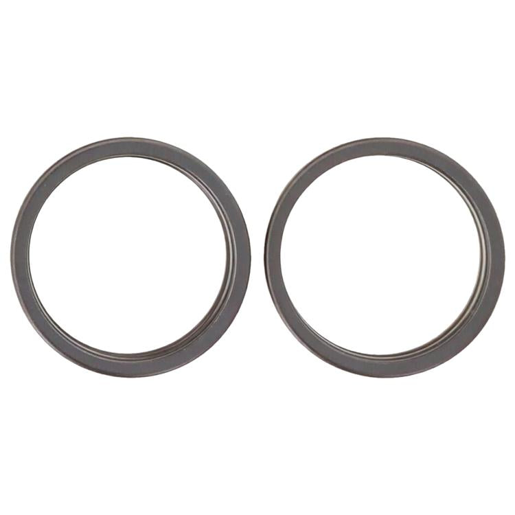 Pour iPhone 17, lot de 2 protections d'objectif arrière en verre avec anneau métallique, For iPhone 17