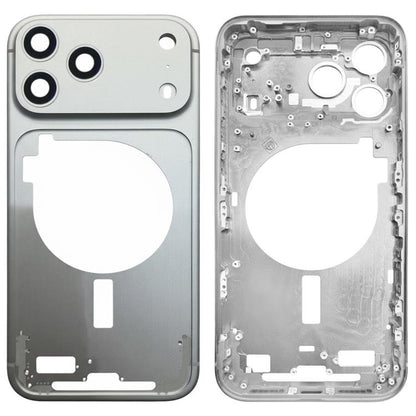 For iPhone 17 Pro Middle Frame Bezel Plate with Camera Lens Cover, For iPhone 17 Pro