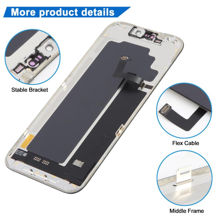 Écran LCD OLED souple JK pour iPhone 17 Pro Max, For iPhone 17 Pro Max