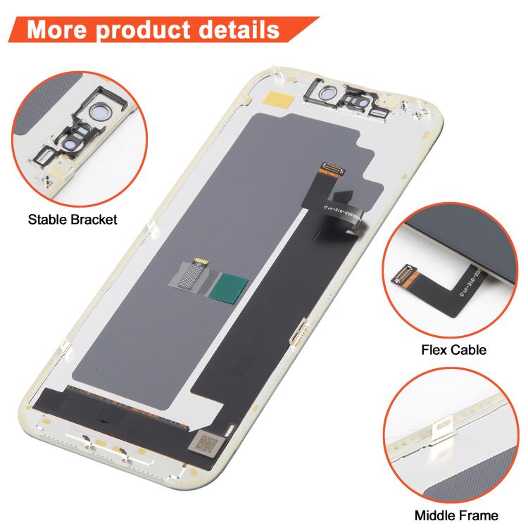 Écran OLED rigide DD pour iPhone 17 Pro Max, For iPhone 17 Pro Max(Hard LCD)