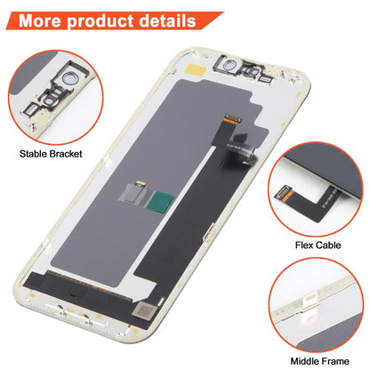 Écran OLED rigide DD pour iPhone 17 Pro Max, For iPhone 17 Pro Max(Hard LCD)