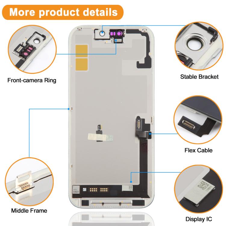 Écran OLED souple HXL pour iPhone 17, For iPhone 17