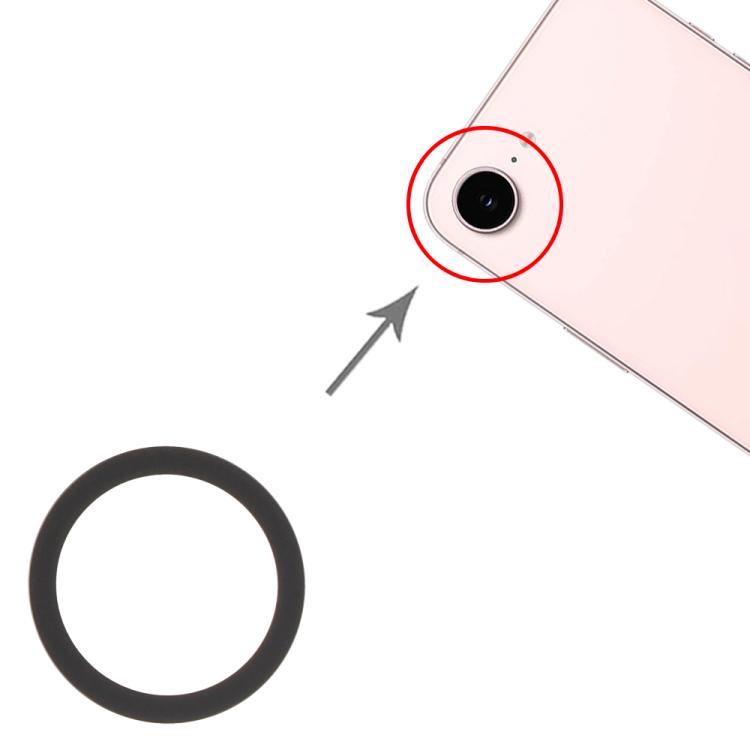 Anneau de protection extérieur en métal pour objectif en verre de la caméra arrière de l'iPhone 17e, For iPhone 17e