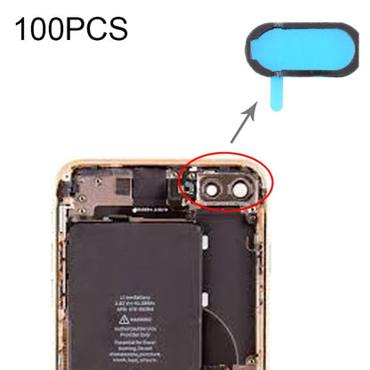 100 pièces pour iPhone 7 Plus, coussinets en mousse éponge anti-poussière pour caméra arrière