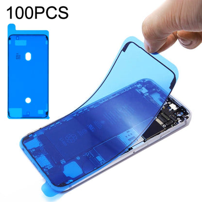Autocollants adhésifs imperméables pour cadre LCD, 100 pièces, pour iPhone 7 Plus