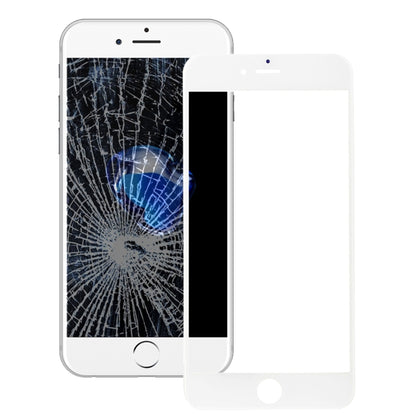 Lentille extérieure en verre de l'écran avant avec cadre de lunette d'écran LCD avant et adhésif OCA optiquement transparent pour iPhone 7 Plus