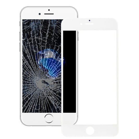 Lentille extérieure en verre de l'écran avant avec cadre de lunette d'écran LCD avant et adhésif OCA optiquement transparent pour iPhone 7 Plus