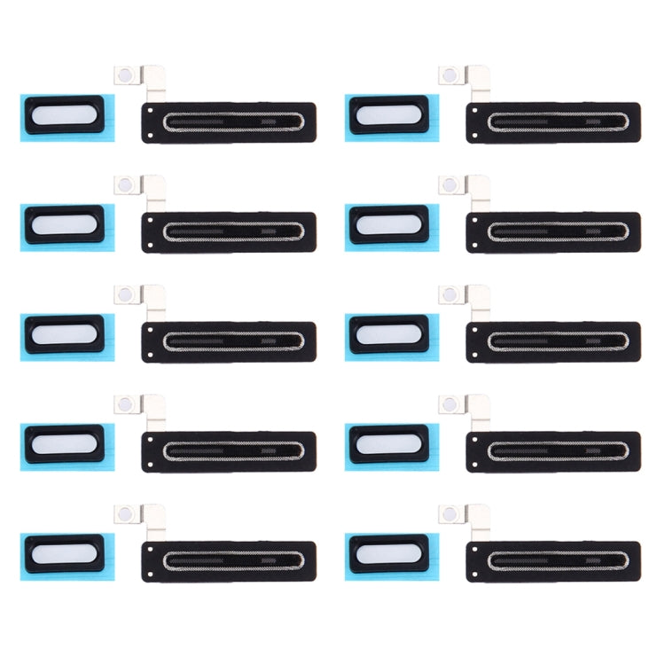 10 PCS Récepteur D'écouteur Couverture En Maille + Autocollant Adhésif De Récepteur D'écouteur pour iPhone 7 Plus
