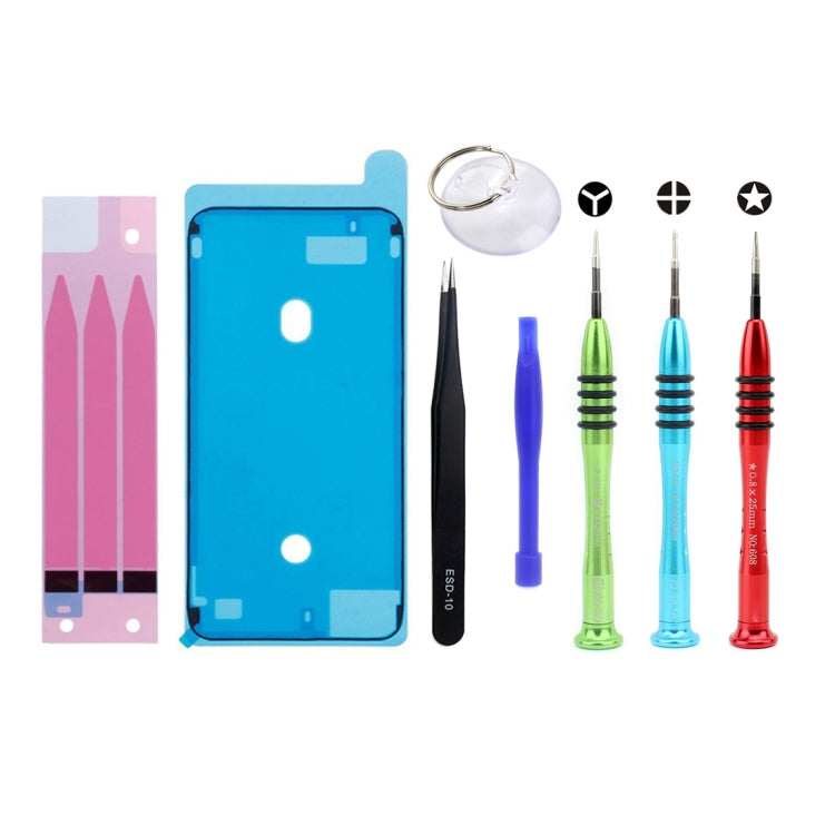 JIAFA JF-8164 Ensemble d'outils de réparation de batterie 8 en 1 pour iPhone 7 Plus
