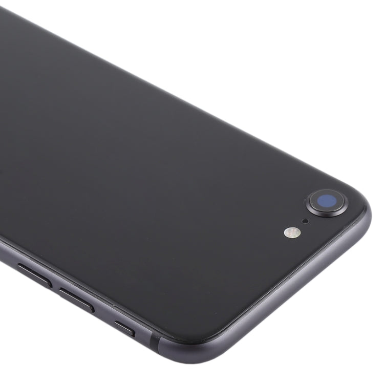 Ensemble couvercle arrière de la batterie avec touches latérales, vibrateur, sonnerie de haut-parleur, bouton d'alimentation, bouton de volume, câble flexible et plateau pour cartes pour iPhone 8