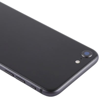 Ensemble couvercle arrière de la batterie avec touches latérales, vibrateur, sonnerie de haut-parleur, bouton d'alimentation, bouton de volume, câble flexible et plateau pour cartes pour iPhone 8