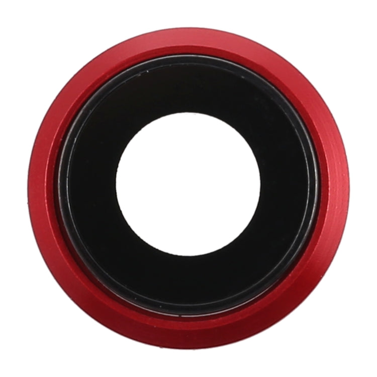 Lunette de caméra arrière avec cache d'objectif pour iPhone 8