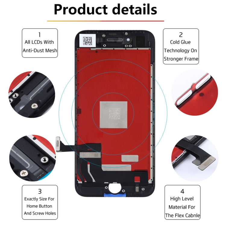Ensemble complet d'écran LCD et de numériseur d'origine pour iPhone 8