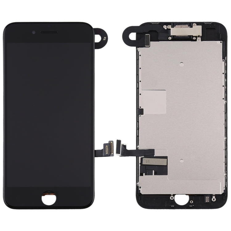 L'assemblage complet de l'écran LCD et du numériseur comprend une caméra frontale pour iPhone 8