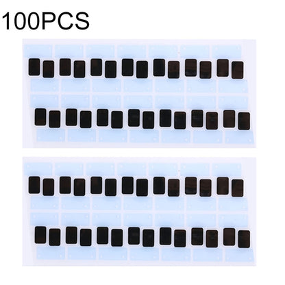100 pièces écran LCD câble flexible autocollant de bande adhésive noire pour iPhone 8