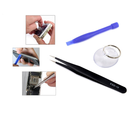 JIAFA JF-8163 Ensemble d'outils de réparation de batterie 7 en 1 pour iPhone 8