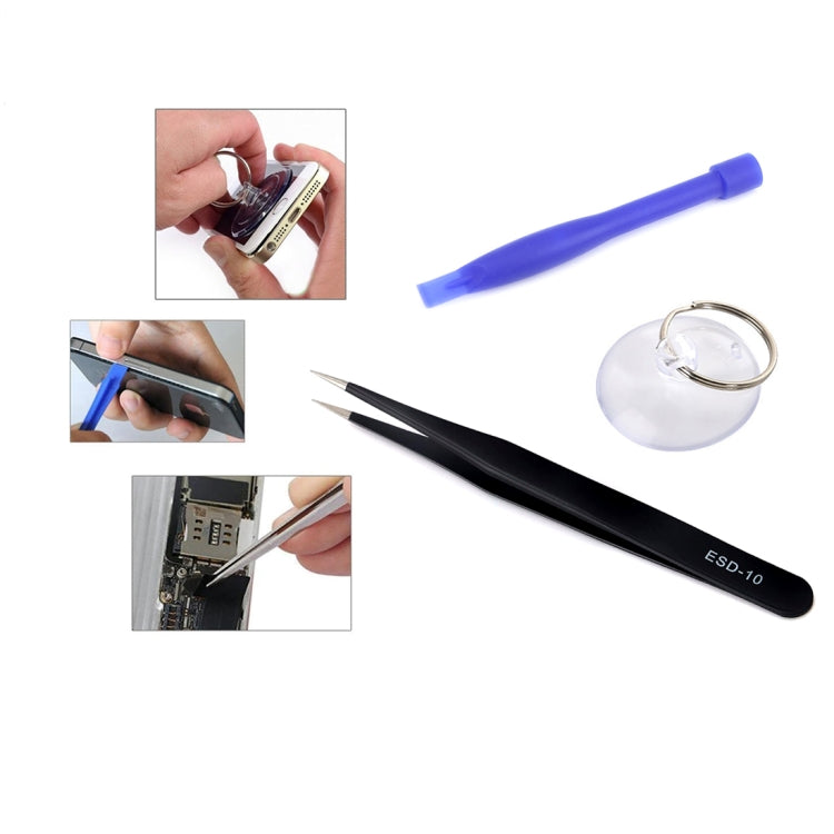 JIAFA JF-8164 Ensemble d'outils de réparation de batterie 8 en 1 pour iPhone 8