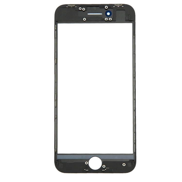 Lentille extérieure en verre de l'écran avant avec cadre de lunette d'écran LCD avant pour iPhone 8