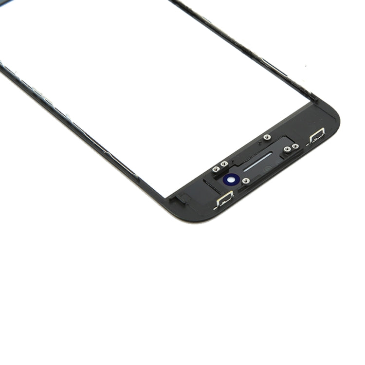 Lentille extérieure en verre de l'écran avant avec cadre de lunette d'écran LCD avant pour iPhone 8
