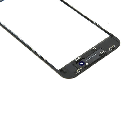 Lentille extérieure en verre de l'écran avant avec cadre de lunette d'écran LCD avant pour iPhone 8