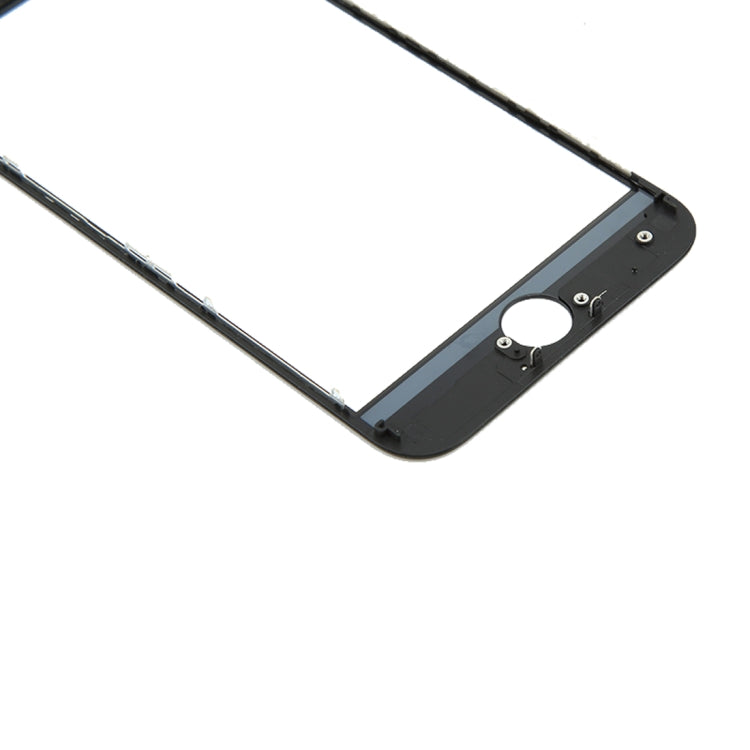 Lentille extérieure en verre de l'écran avant avec cadre de lunette d'écran LCD avant pour iPhone 8
