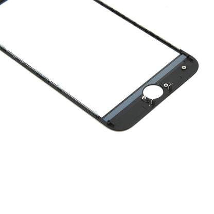 Lentille extérieure en verre de l'écran avant avec cadre de lunette d'écran LCD avant pour iPhone 8