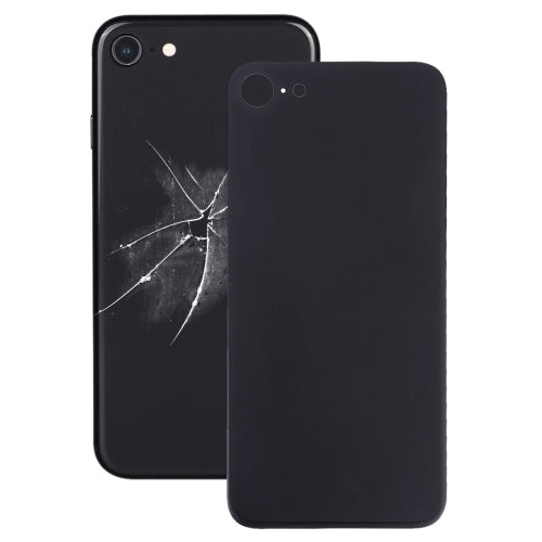 Couvercle de batterie arrière en verre avec grand trou de caméra, remplacement facile, avec adhésif pour iPhone 8