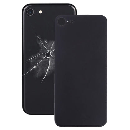 Couvercle de batterie arrière en verre avec grand trou de caméra, remplacement facile, avec adhésif pour iPhone 8