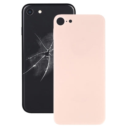 Couvercle de batterie arrière en verre avec grand trou de caméra, remplacement facile, avec adhésif pour iPhone 8