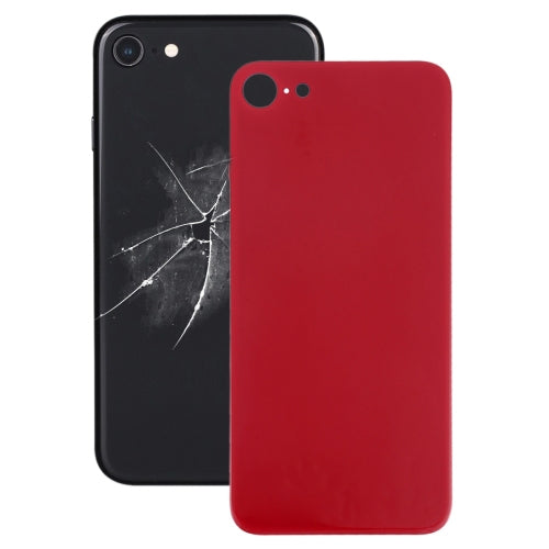 Couvercle de batterie arrière en verre avec grand trou de caméra, remplacement facile, avec adhésif pour iPhone 8