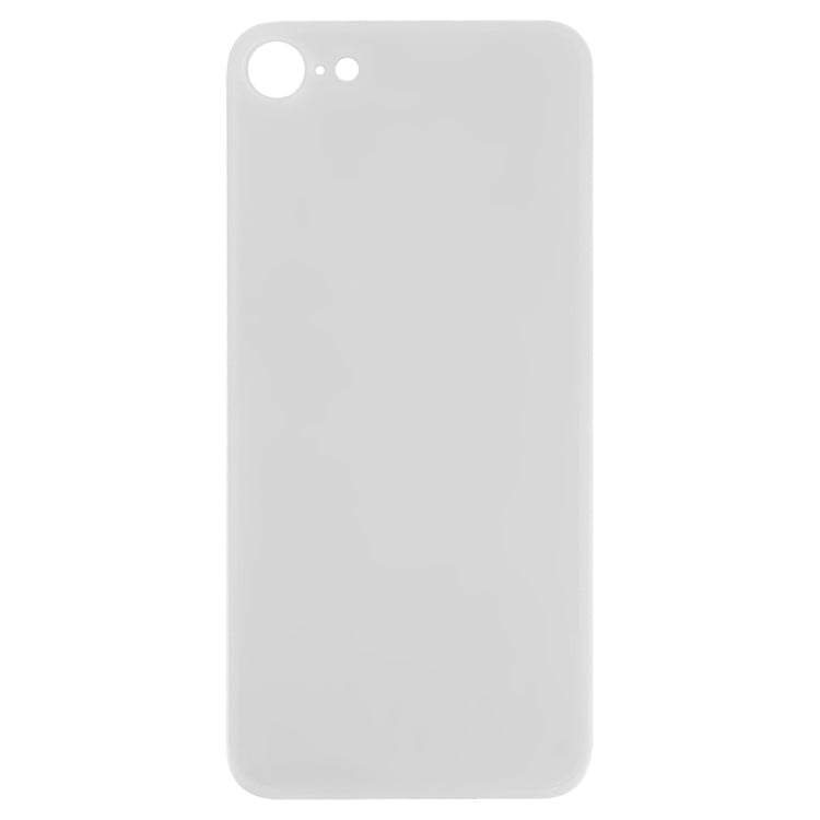 Couvercle de batterie arrière en verre avec grand trou de caméra, remplacement facile, avec adhésif pour iPhone 8