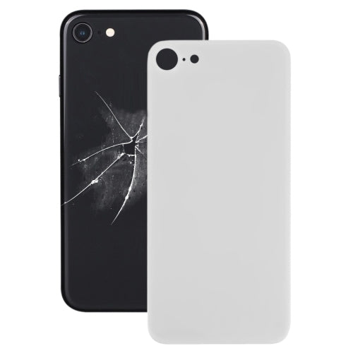 Couvercle de batterie arrière en verre avec grand trou de caméra, remplacement facile, avec adhésif pour iPhone 8
