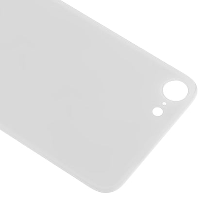 Couvercle de batterie arrière en verre avec grand trou de caméra, remplacement facile, avec adhésif pour iPhone 8